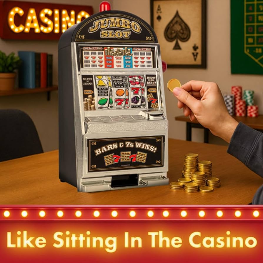 Amazon | John N. Hansen Company Jumbo Slot Machine Bank by RecZone